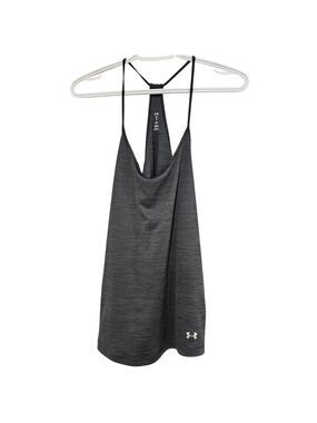 Under Armour HeatGear Racerback Tank Top | Women’s Medium | Gray
